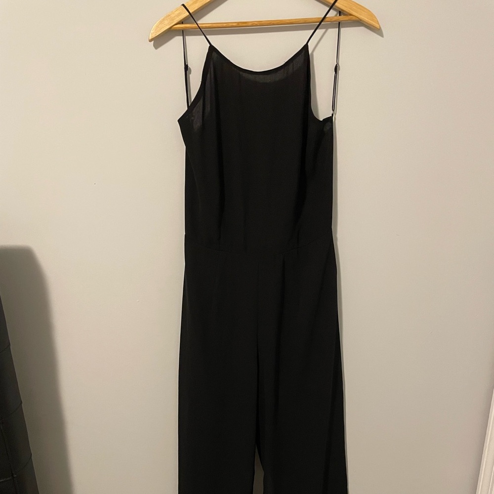 Backless black jumpsuit size medium